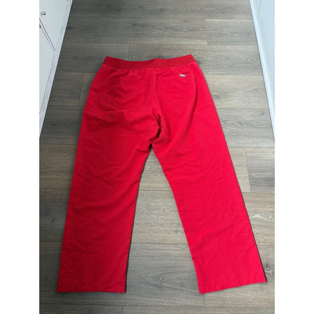 Figs Women's Scrub Set in Red and Blue - Picture 6 of 7